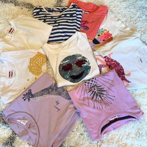 GAP, Crazy 8, Gymboree Girls Tees. Size L 10/12